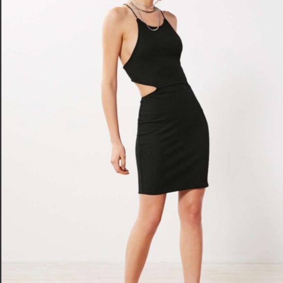 Silence + Noise Strappy Back Cut Out Ribbed Dress - Picture 4 of 6